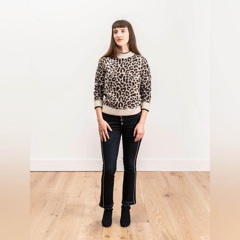 Veronica Beard Marly Leopard Sweater